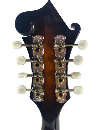 Zenison F-Style 8-String Acoustic Mandolin – Classic Sunburst Finish with F Holes