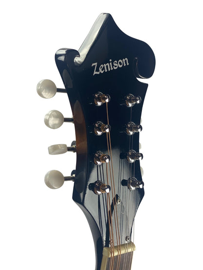 Zenison F-Style 8-String Acoustic Mandolin – Classic Sunburst Finish with F Holes