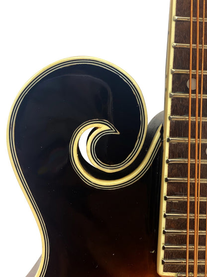 Zenison F-Style 8-String Acoustic Mandolin – Classic Sunburst Finish with F Holes