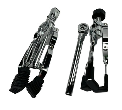 Zenison SNARE DRUM STAND Double Braced Chrome Percussion Drummer Gear Heavy Duty