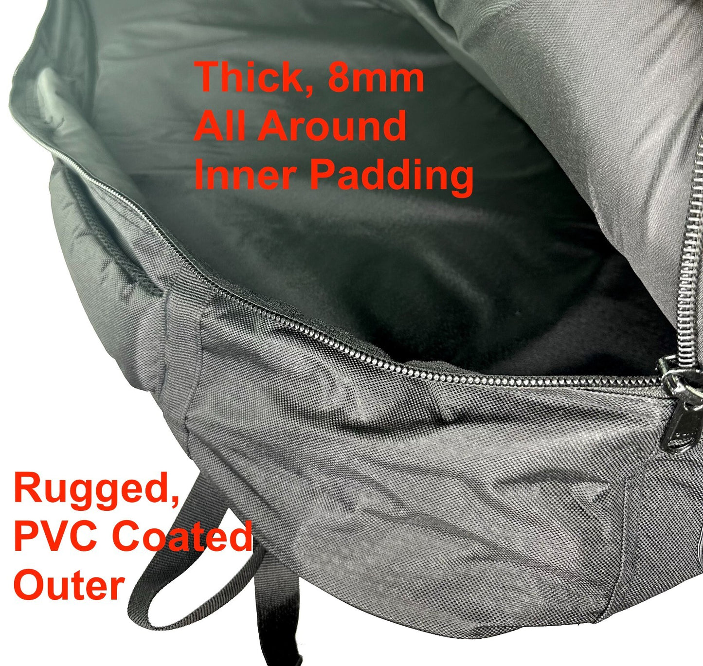 Zenison Electric Guitar Padded Gig Bag Shoulder Straps 41" Standard Size Black