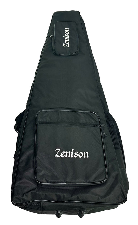Zenison PADDED GIG BAG for LARGE BODY Electric Guitars Shoulder Straps 44" Black