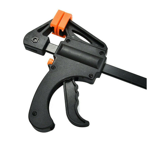 12" Nylon Quick Grip F Style Ratcheting Bar Clamp for Wood Working with Quick Release Trigger