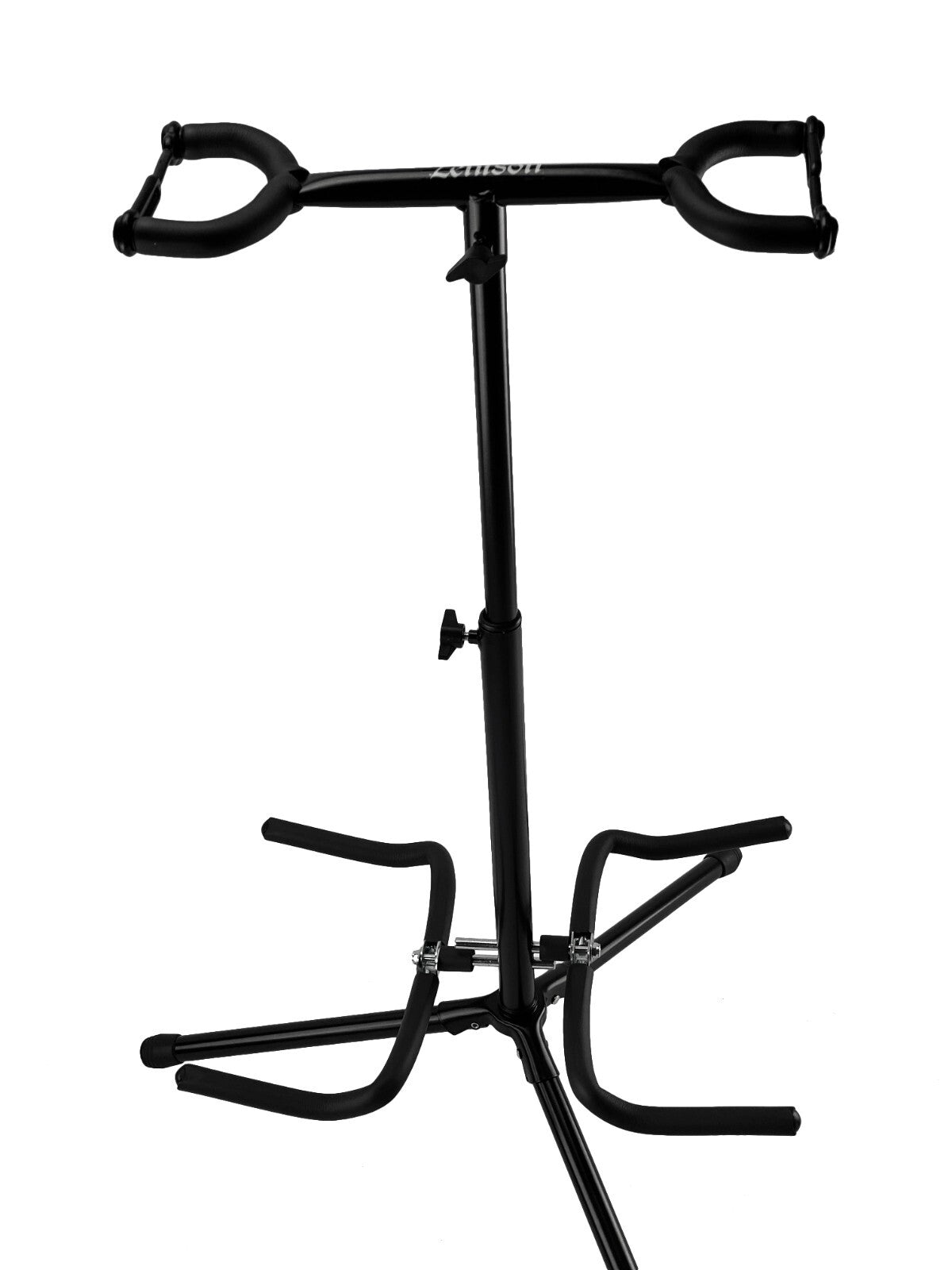 Zenison Dual Guitar Display Stand with Padded Foam Adjustable 26" to 32"