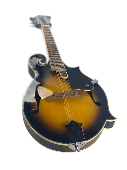 Zenison F-Style 8-String Acoustic Mandolin – Classic Sunburst Finish with F Holes