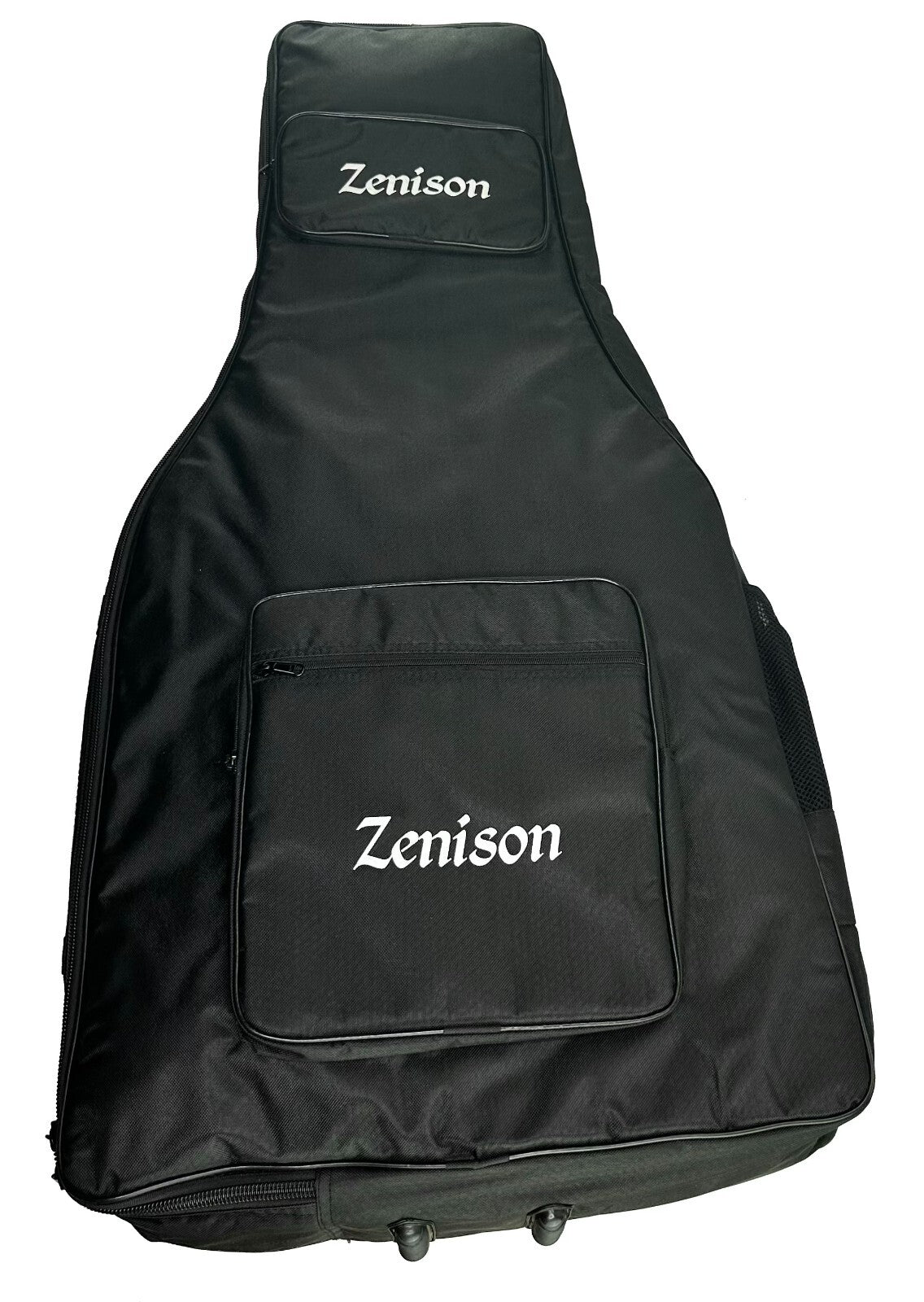 Zenison DOUBLE NECK Electric Guitar PADDED GIG BAG Shoulder Straps 42" Black