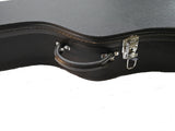 Hardshell Guitar Case for 6 or 12 Strings Acoustic Classical Dreadnought Black Heavy Duty Plush Lining