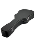 Hardshell Guitar Case for 6 or 12 Strings Acoustic Classical Dreadnought Black Heavy Duty Plush Lining