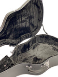 Hardshell Guitar Case for 6 or 12 Strings Acoustic Classical Dreadnought Black Heavy Duty Plush Lining