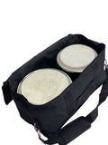 Zenison Bongo Drum Gig Bag 7+8" Deluxe Interior Padding Carrying Strap & Handle