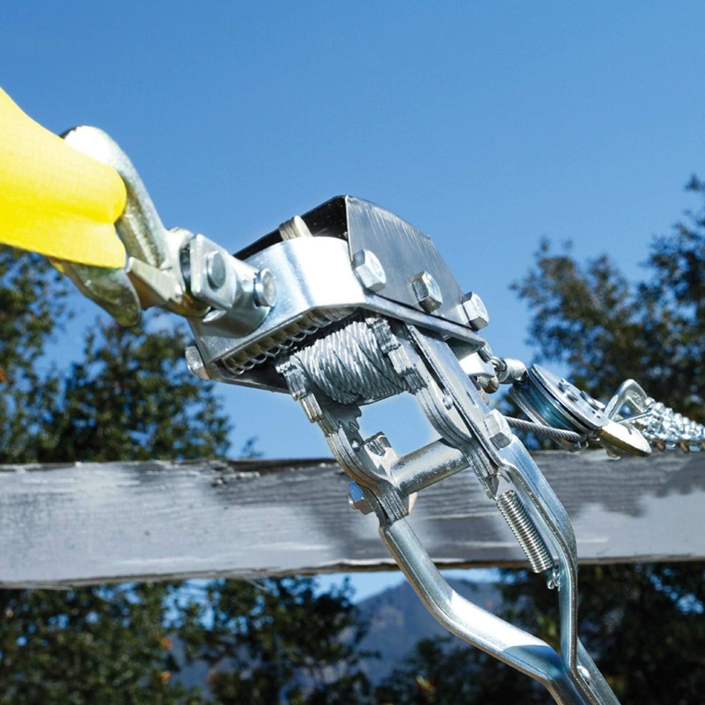 4 TON WINCH Dual Gear Power Ratcheting Pull System Heavy Duty Come-Along Tool