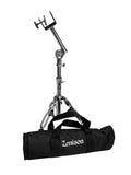 Zenison Double Braced Bongo Stand Gig Bag Height Adjustable Pivoting Heavy Duty