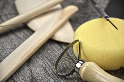 Clay Pottery Tool Kit 8 Piece Set for Ceramics, Wax Carving, Sculpting, Molding