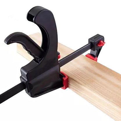 12" Nylon Quick Grip F Style Ratcheting Bar Clamp for Wood Working with Quick Release Trigger