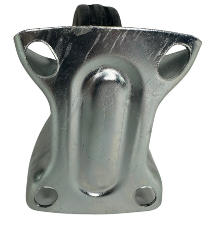 <p>4x1" Rubber Caster Wheel - Stationary w/ 4 point Mounting Holes</p>