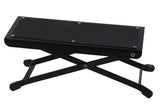 Zenison Guitar Foot Rest Stool Folding Adjustable Height Non-Slip Rubber Pad