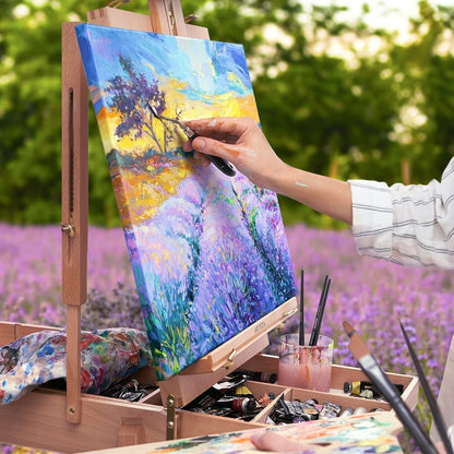 Lot of 2 ARTIST CANVAS 9x16" Framed Pre-Stretched BLANK Cotton Double Gesso