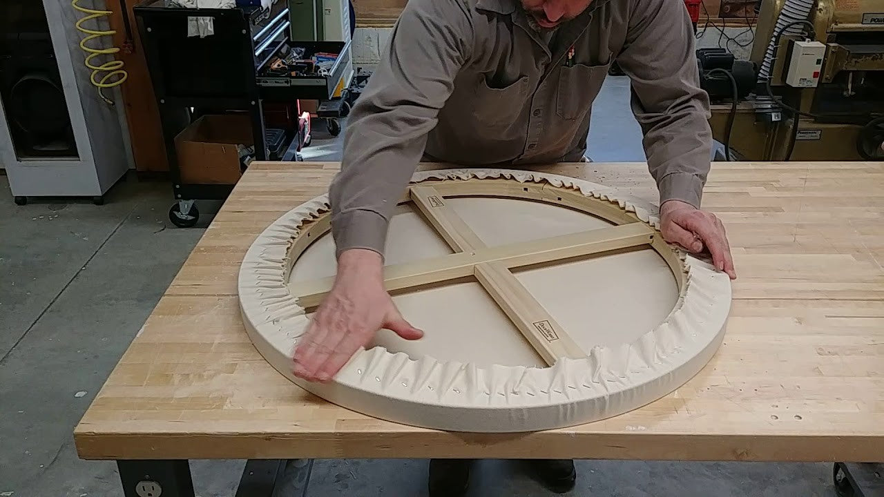 65 Yard Canvas Roll Pure Cotton Duck Double Primed Acrylic Gesso Canvas 8" Wide