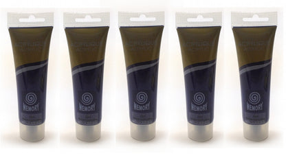 Set of 5 Blue Acrylic Paint Tubes 120mls Each Professional Artist Paint Set