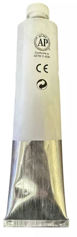 Scarlet Red Oil Paint, Artist Quality Color 205, 200 ml Tube, ASTM D4236