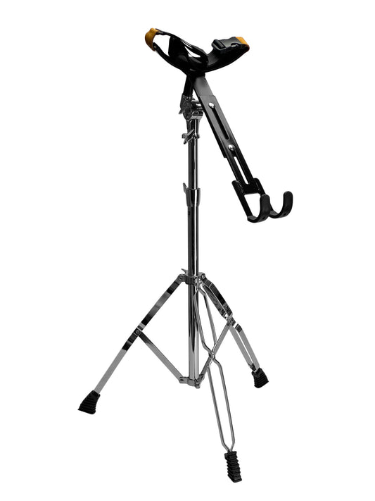 Double Braced Djembe Drum Stand - Chrome