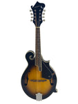 Zenison Sunburst Manodlin 8 String Acoustic F-Style Mandolin Silver Hardware