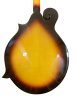 Zenison Sunburst Manodlin 8 String Acoustic F-Style Mandolin Silver Hardware