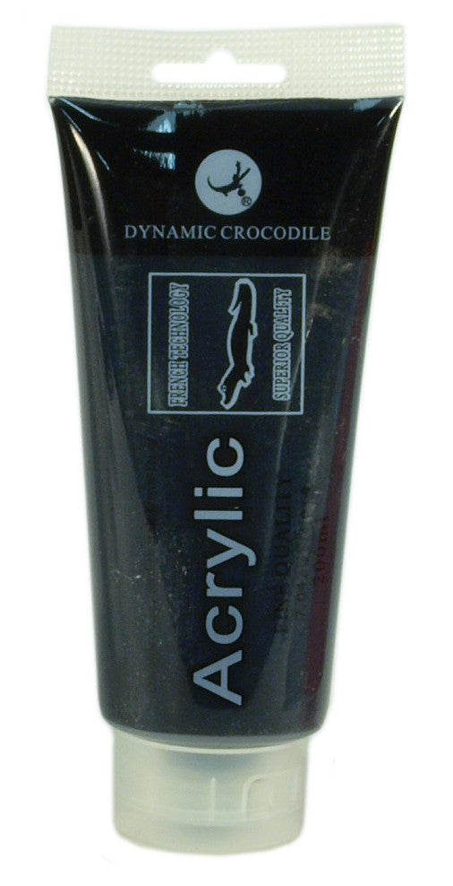 Black Acrylic Paint Large 200ml  Professional Artist Paint Multiple Applications
