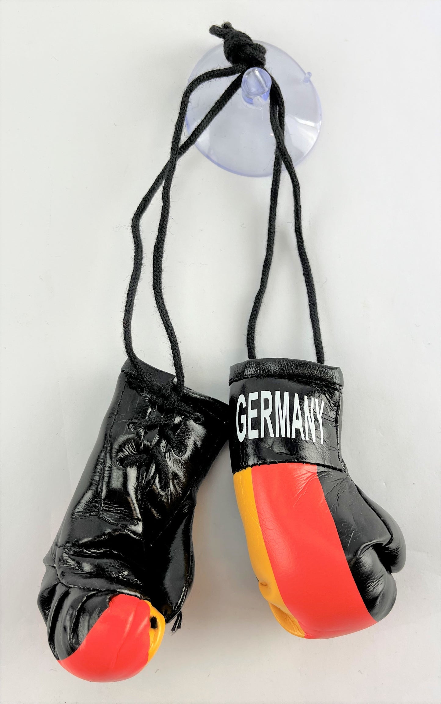 <p><strong>Mini Boxing Gloves GERMANY Country Flag National Pride MMA Car Mirror D&eacute;cor</strong></p>