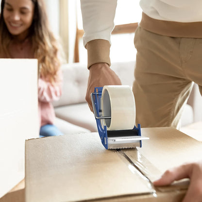 DELUXE TAPE DISPENSER GUN 2" Mousetrap Style Cutter Professional Grade Packaging