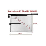 Paper Cutter 18" x 15" Guillotine Blade Paper Trimmer Multiuse for Home & Office