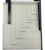 Paper Cutter 18" x 15" Guillotine Blade Paper Trimmer Multiuse for Home & Office