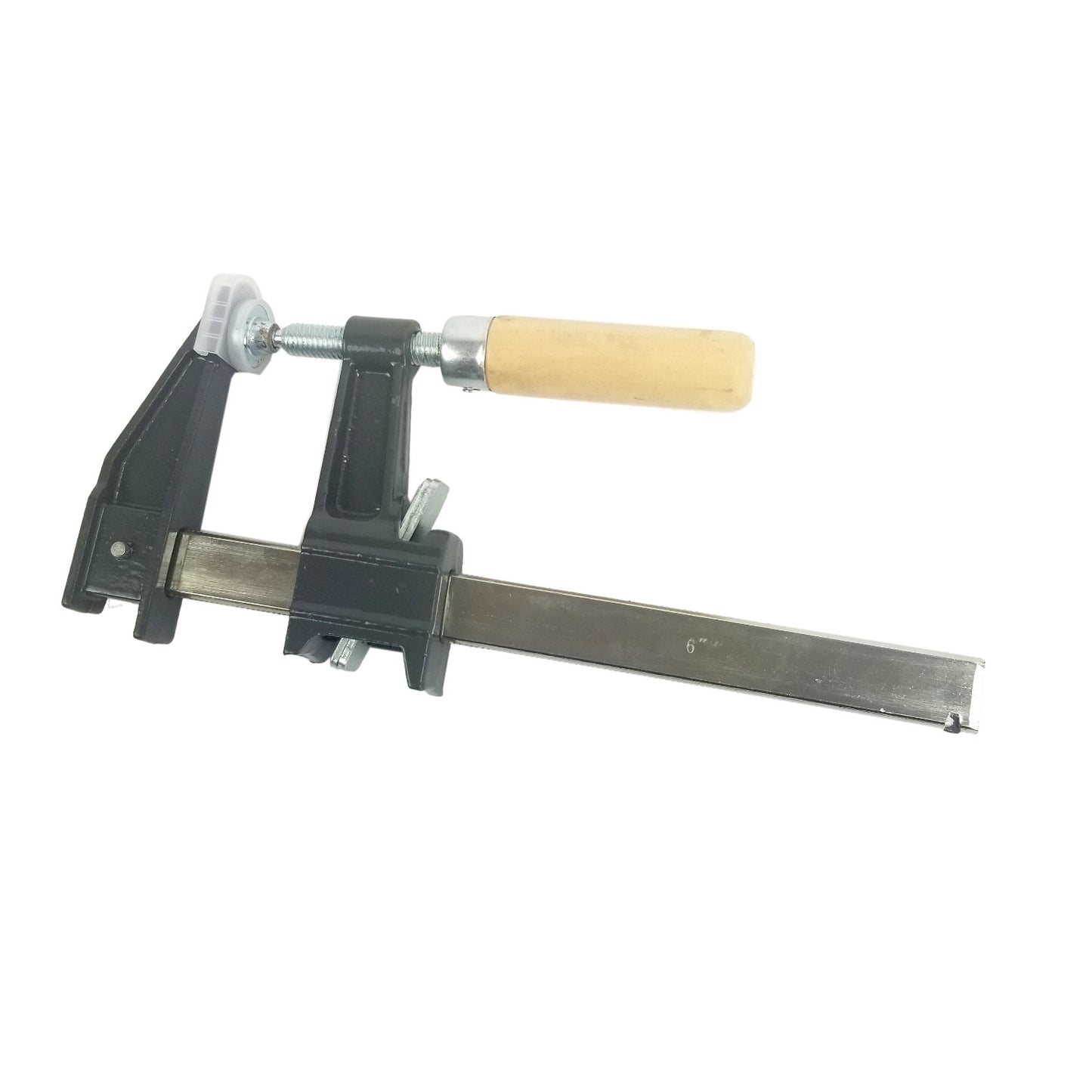 6" Steel Bar Clamp with Metal Ratcheting System and Quick Release Suitable for a Wide Range of Woodworking and Metalworking