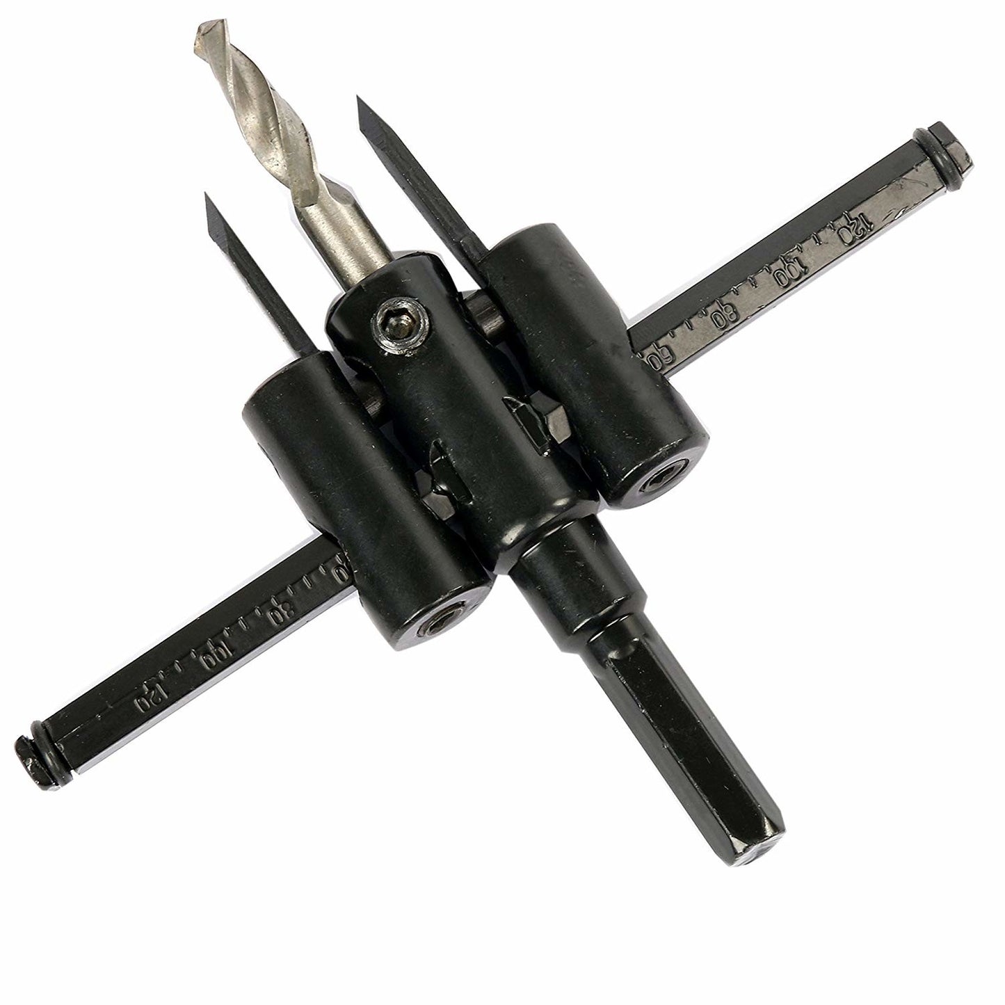 Heavy Duty Circular Cutting Tool, Cuts Variety of Materials, 1/4" Shank