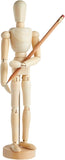 12" Artists Wooden Jointed Mannequin for Drawing The Human Figure or Home Decoration