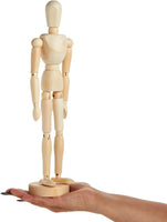 12" Artists Wooden Jointed Mannequin for Drawing The Human Figure or Home Decoration