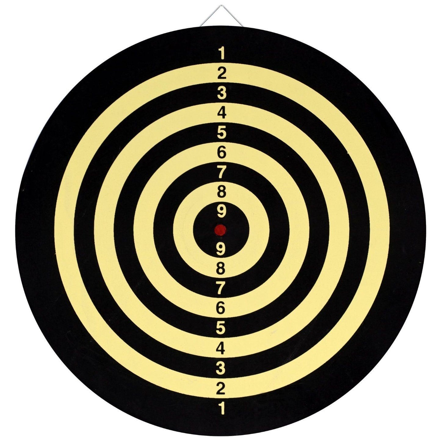 Dartboard Set - Double Sided 16.5" DART BOARD + 6 Brass Tipped DARTS 