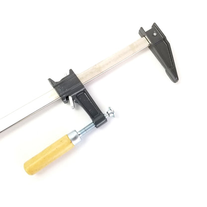 30" Steel Bar Clamp with Metal Ratcheting System and Quick Release Suitable for a Wide Range of Woodworking and Metalworking