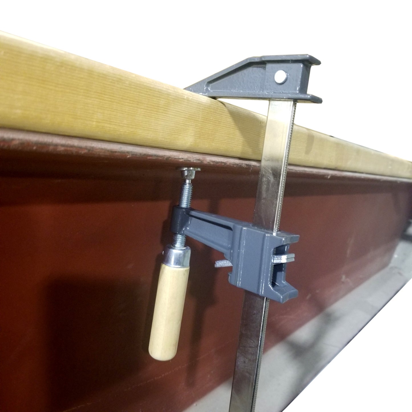 30" Steel Bar Clamp with Metal Ratcheting System and Quick Release Suitable for a Wide Range of Woodworking and Metalworking