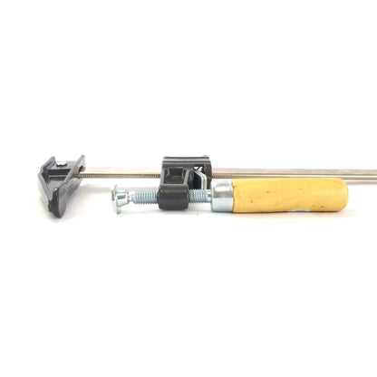 30" Steel Bar Clamp with Metal Ratcheting System and Quick Release Suitable for a Wide Range of Woodworking and Metalworking