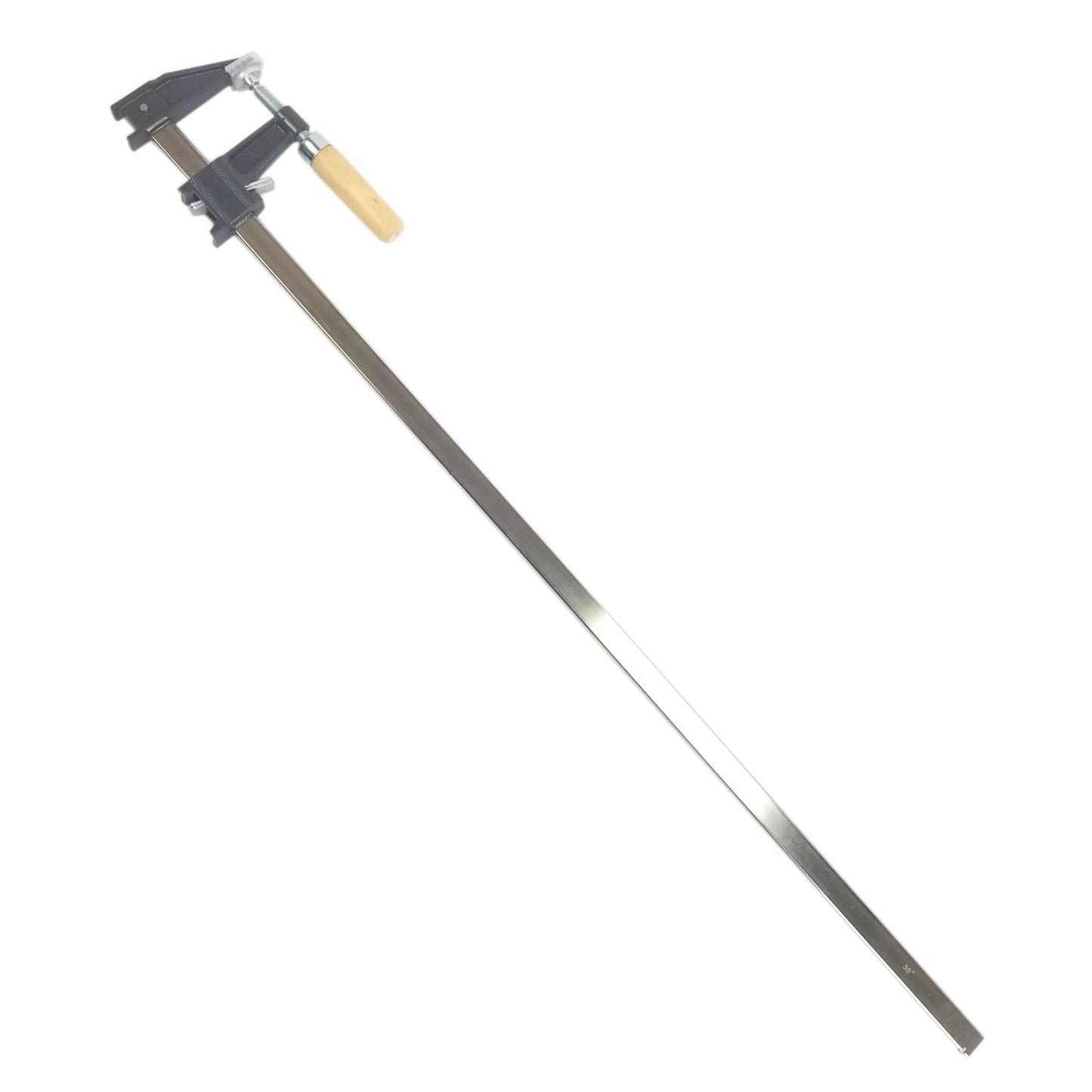 30" Steel Bar Clamp with Metal Ratcheting System and Quick Release Suitable for a Wide Range of Woodworking and Metalworking