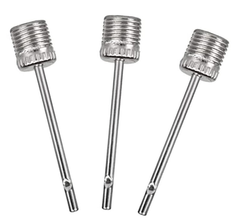 3 Pcs Inflating Needle Pin Nozzle Air Pump Valve Adaptor Sports Ball Soccer