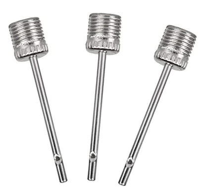 3 Pcs Inflating Needle Pin Nozzle Air Pump Valve Adaptor Sports Ball Soccer