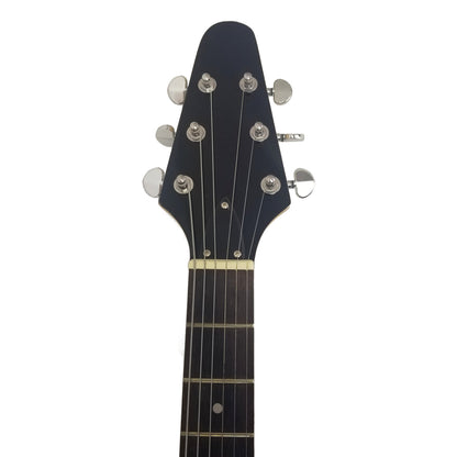 Electric Guitar 6 String Solid Wood Body Bolt on Neck ROCK METAL Style White