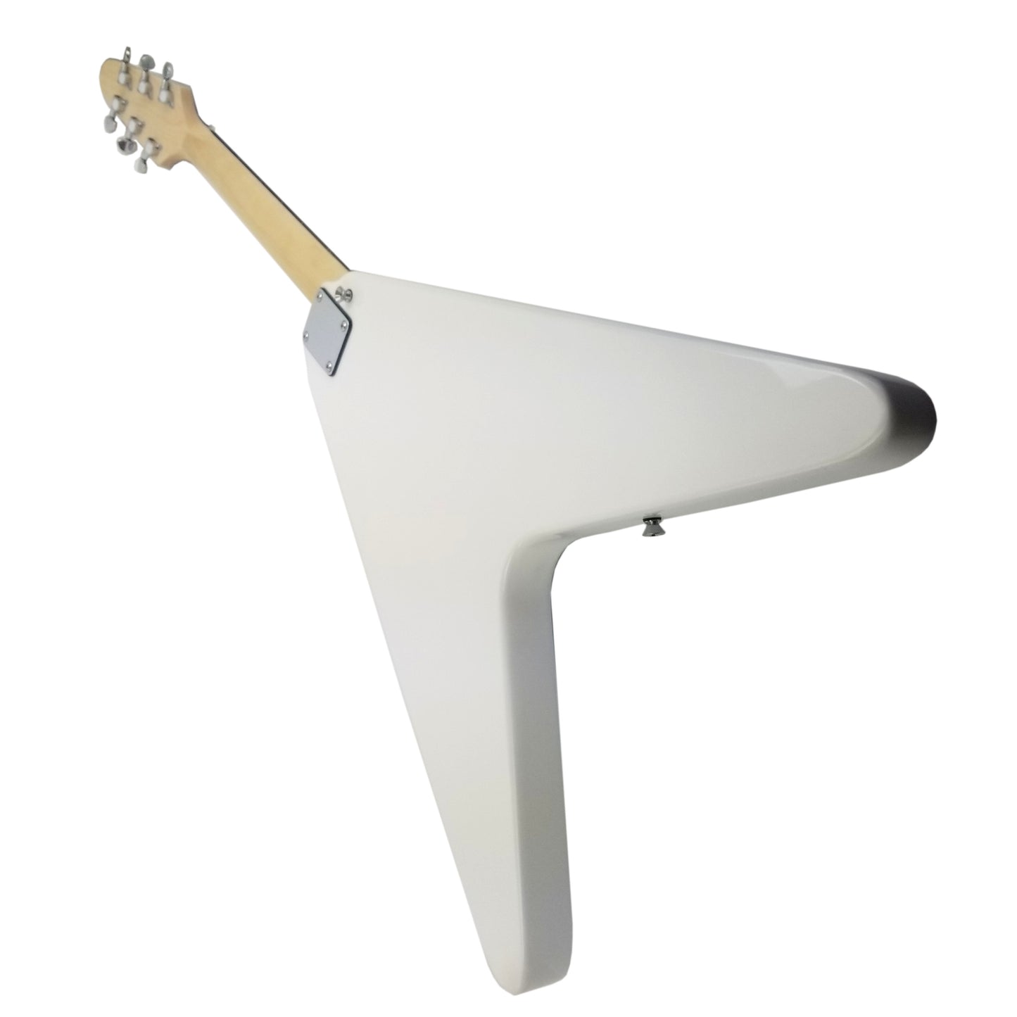 Electric Guitar 6 String Solid Wood Body Bolt on Neck ROCK METAL Style White
