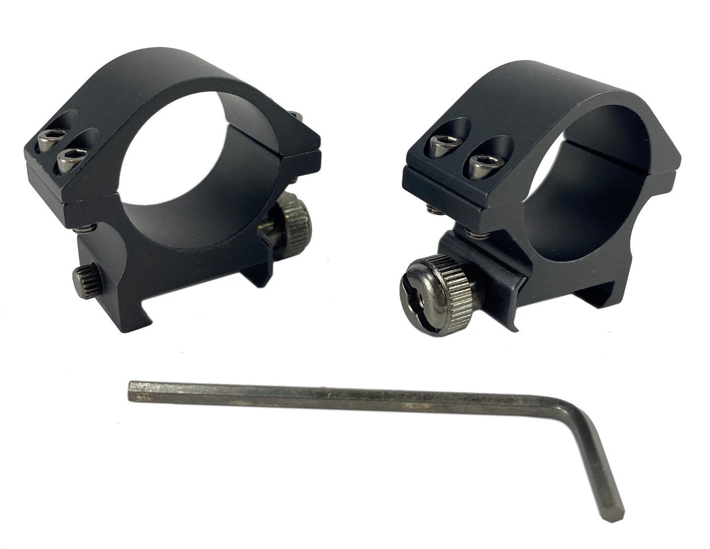 2 Pack, Rifle Weapon Light 1 inch Tactical Rifle Light Flashlight Picatinny Rail Mount with Allen Key