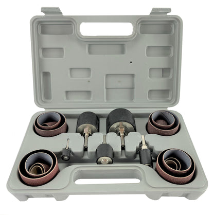 26 Piece Woodworking Kit - Drum Sanding Rotary Kit & Carrying Case