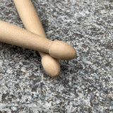 Zenison - 12 PAIRS - 7A NYLON TIP NATURAL MAPLE WOOD DRUMSTICKS