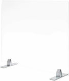 2-pk Seville Classics UltraShield Sneeze Guard 30x24" Commercial-Grade Acrylic