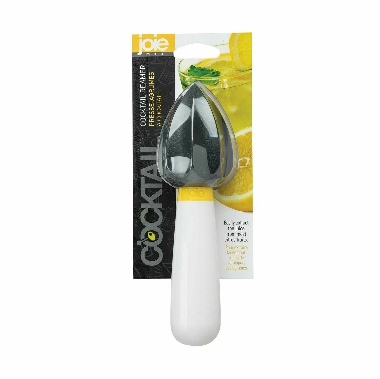 Joie Cocktail Reamer/Juicer - Ream Fresh Citrus Juice for Cocktails - BPA Free